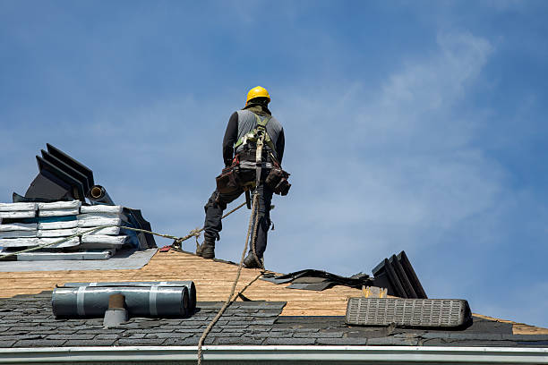 Professional Metal Roofing technician working in Coburn, PA